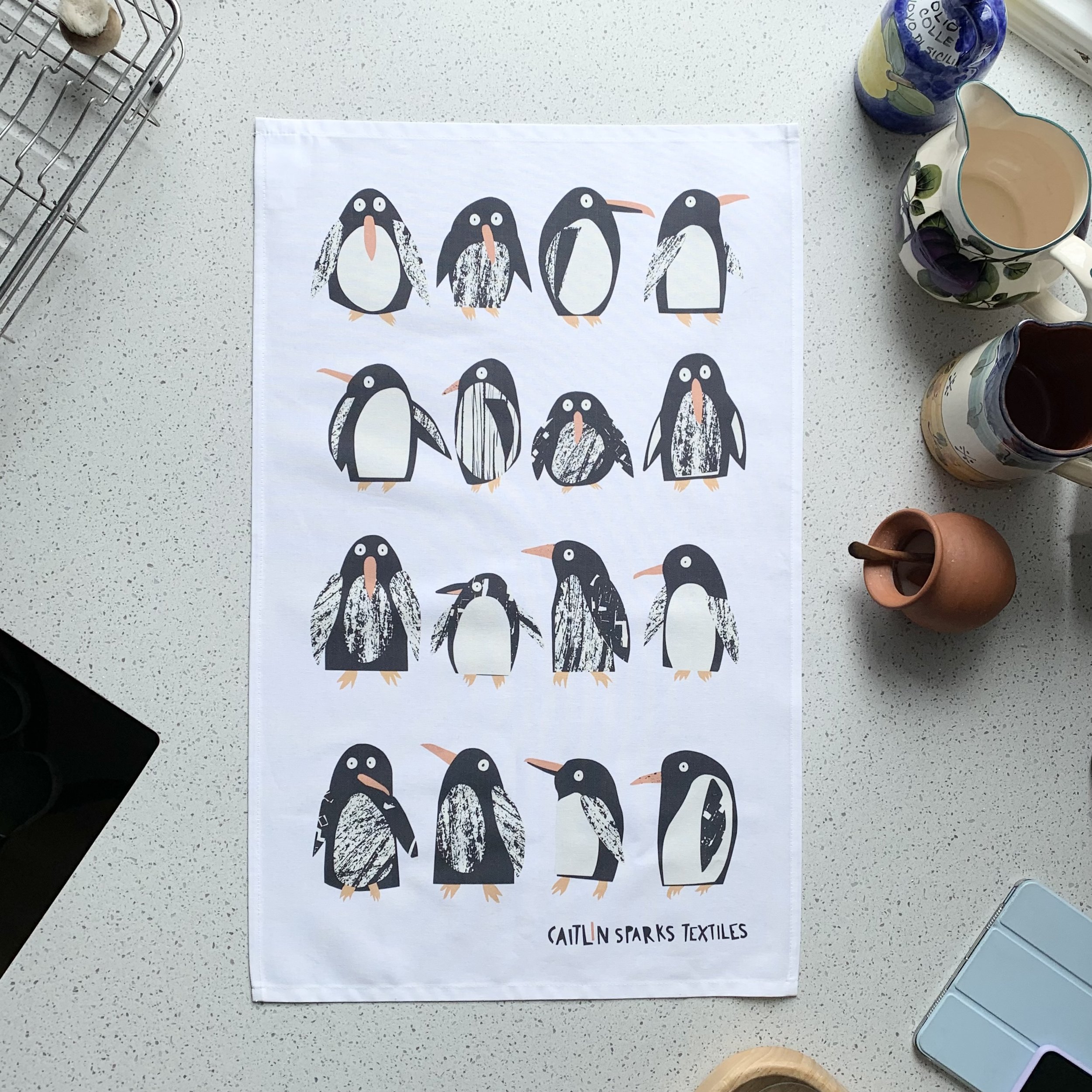 Penguin Tea Towel