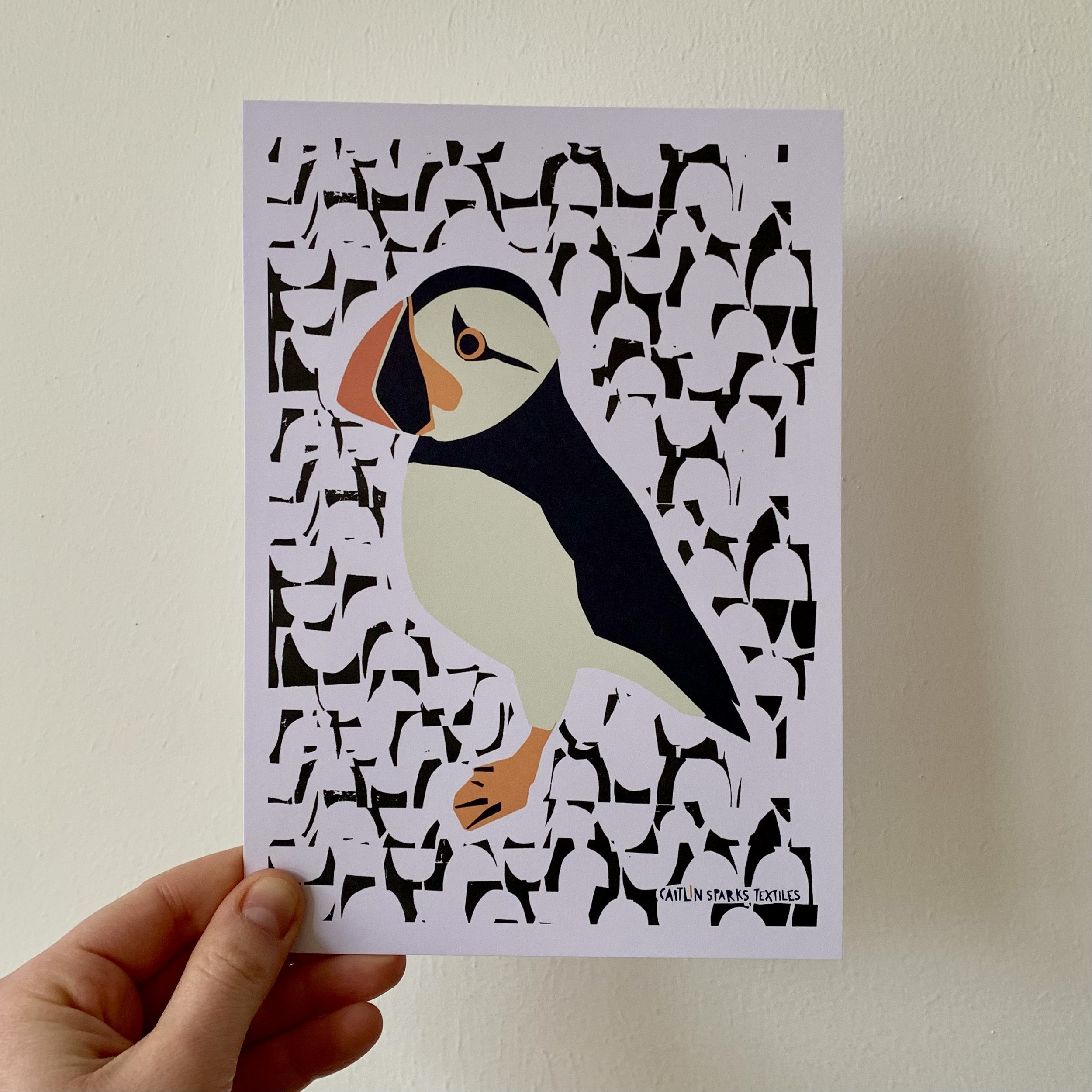 Puffin A5 Wall Art