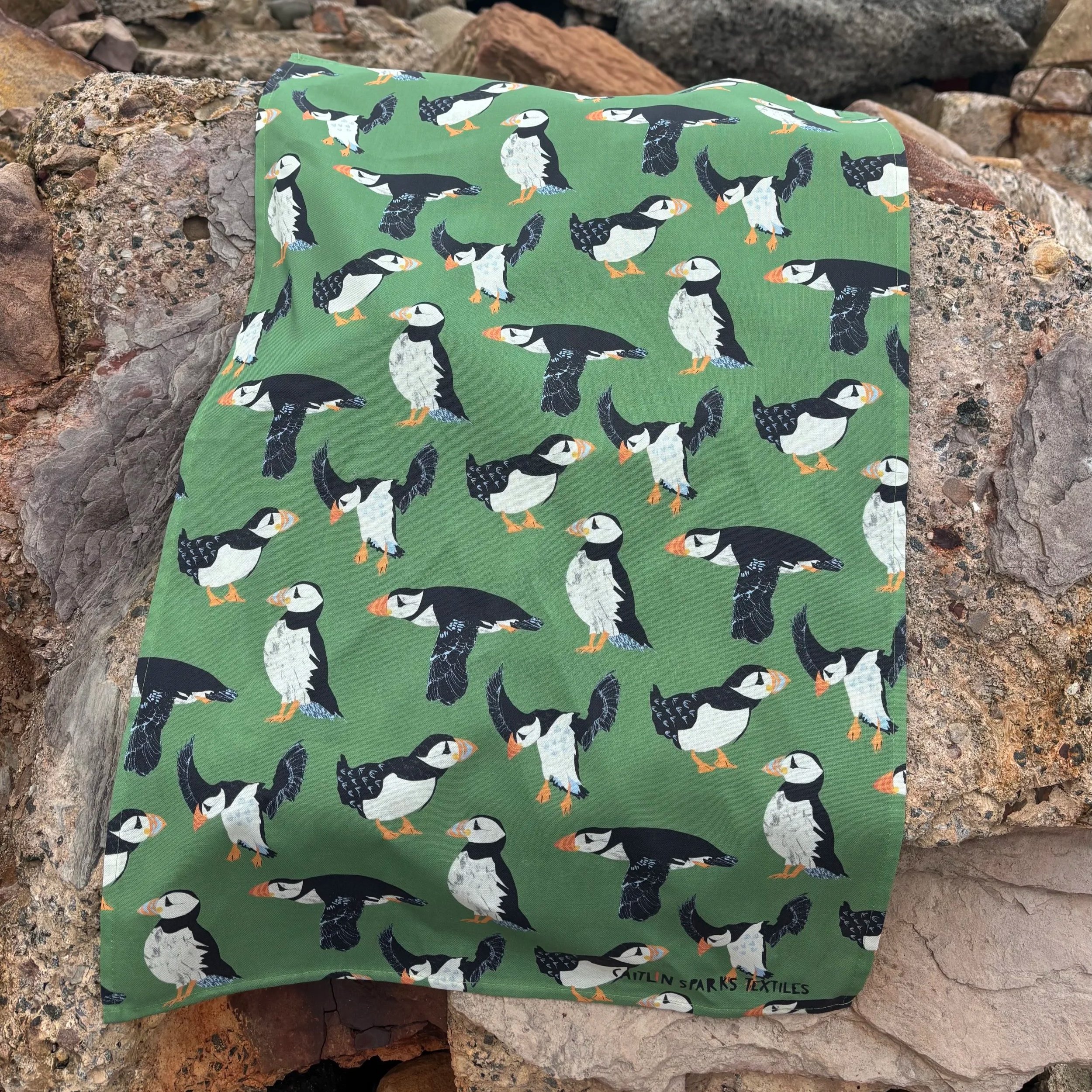 Puffin Tea Towel