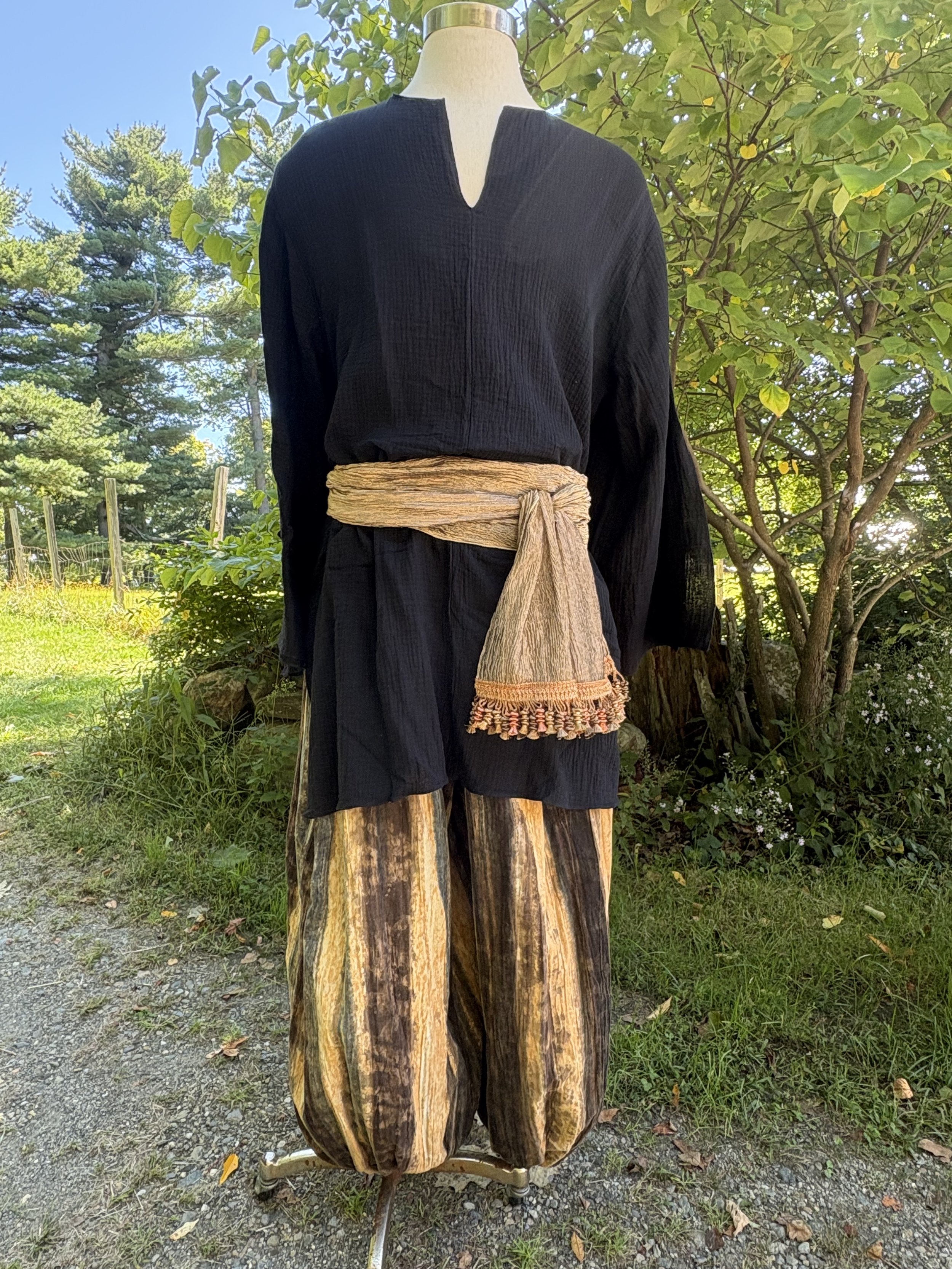 Tie-Dyed Salvar in 100% Cotton