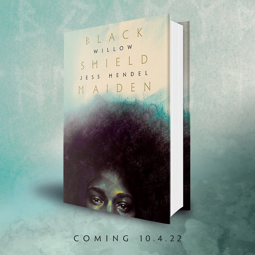 I am beyond excited to share that #blackshieldmaiden, a medieval fantasy novel I co-wrote with the visionary @willowsmith, will be published on October 4th by @delreybooks !!!! Working with Willow to bring her story to life has been a total joy and t