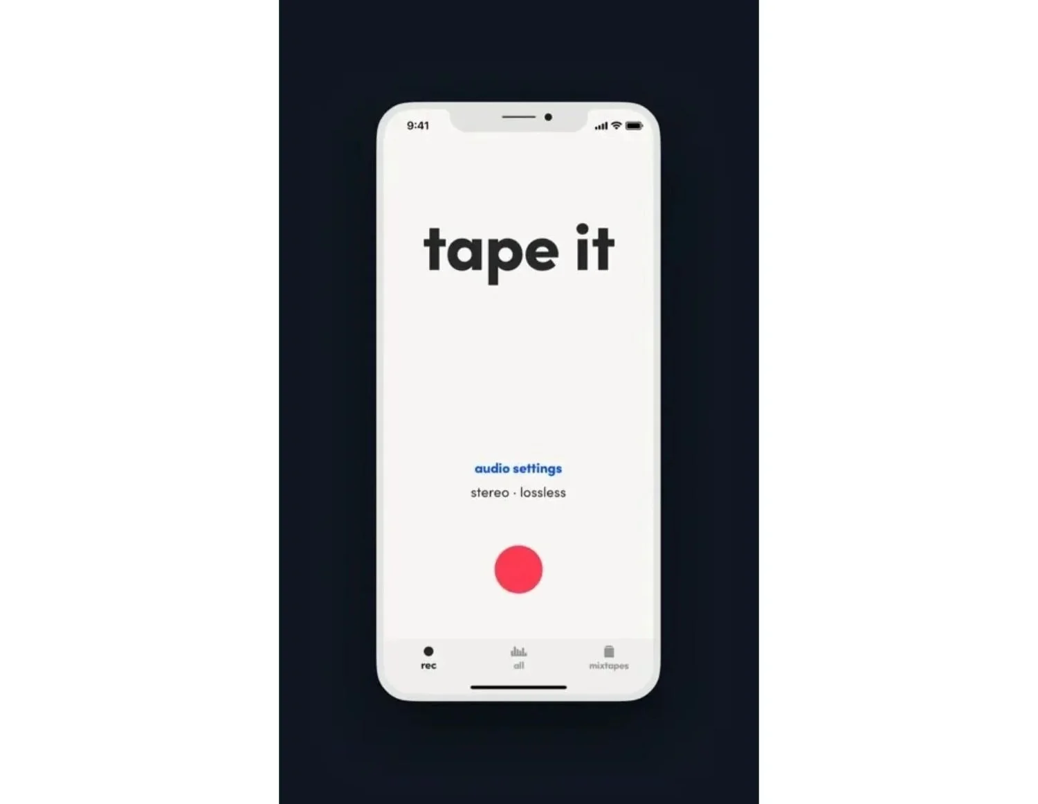 Tape It iOs app