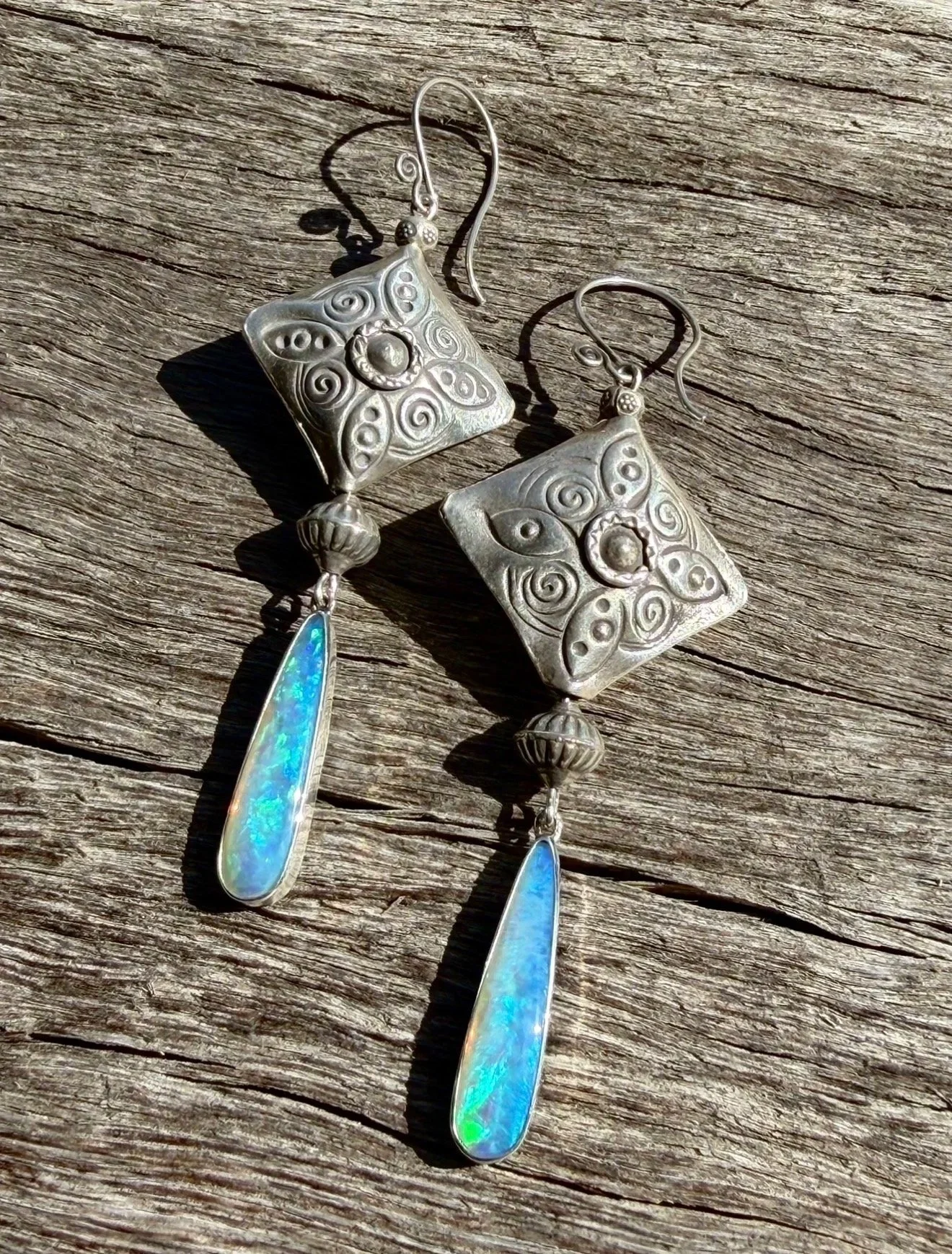 The Cosmic Blue Earrings (approx 1063 USD)