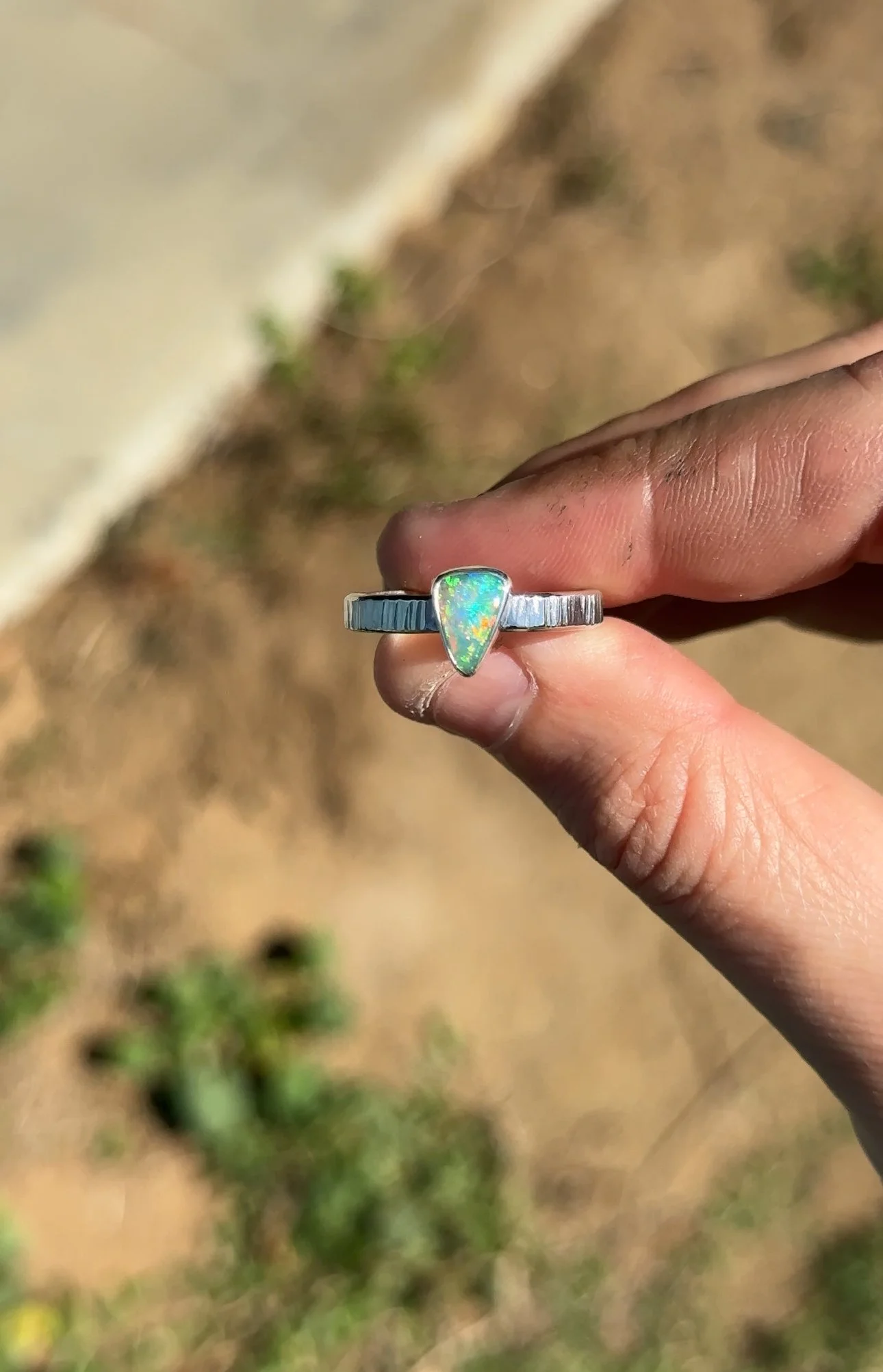 Pipe Opal Ring Sz 8 (approx 381 USD)