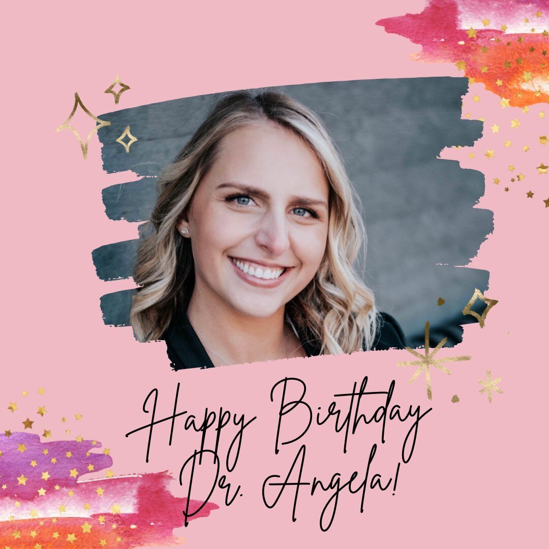 Please join us in wishing Dr. Angela a very happy birthday!! 🎂🎉