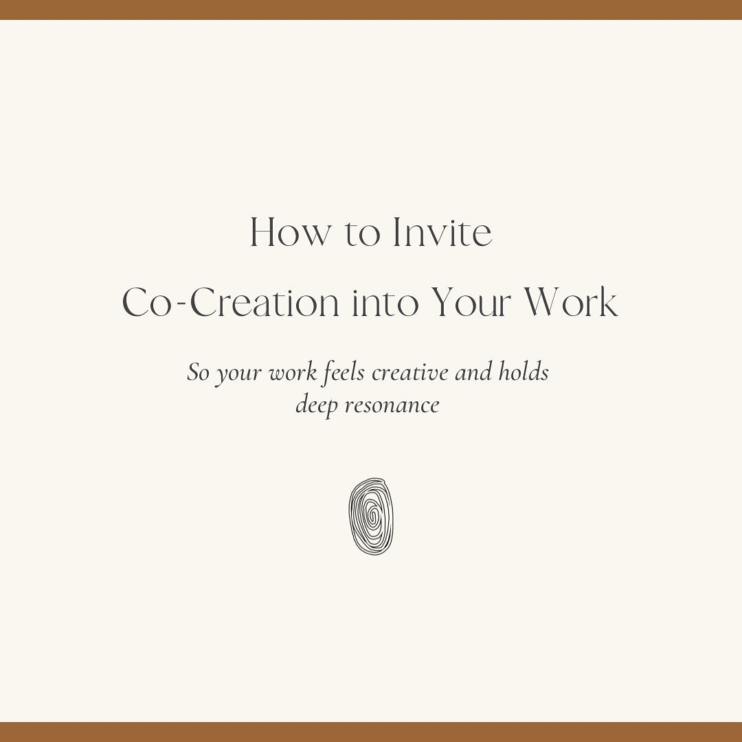 ➡️✋🏻5 Ways to make your work feel more creative &mdash; and co-creative! ✨ (Plus a great quote from #TheArtistsWay by Julia Cameron). 

✨This isn&rsquo;t an exhaustive list and the recipe can be adjusted as needed, but these are 5 practices that hav