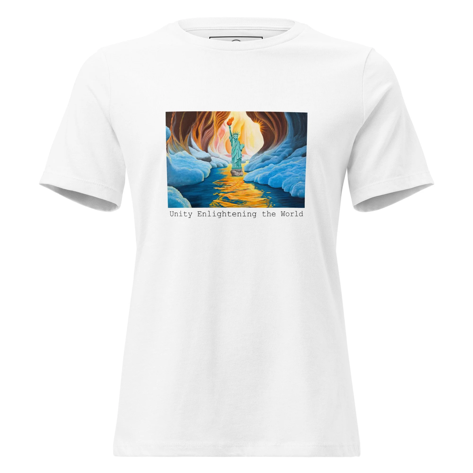 Unity Enlightening the World - Women's Relaxed T-Shirt