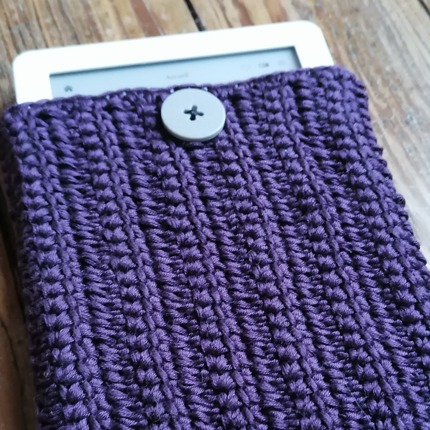 Crochet Kindle Cover Free Pattern