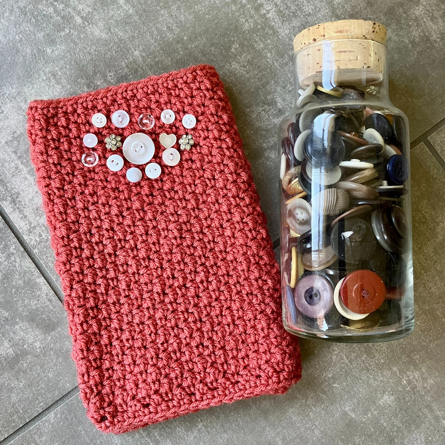 Button Jar Cowl Crochet Pattern and Crochet-A-Long (CAL) — I Crochet So ...