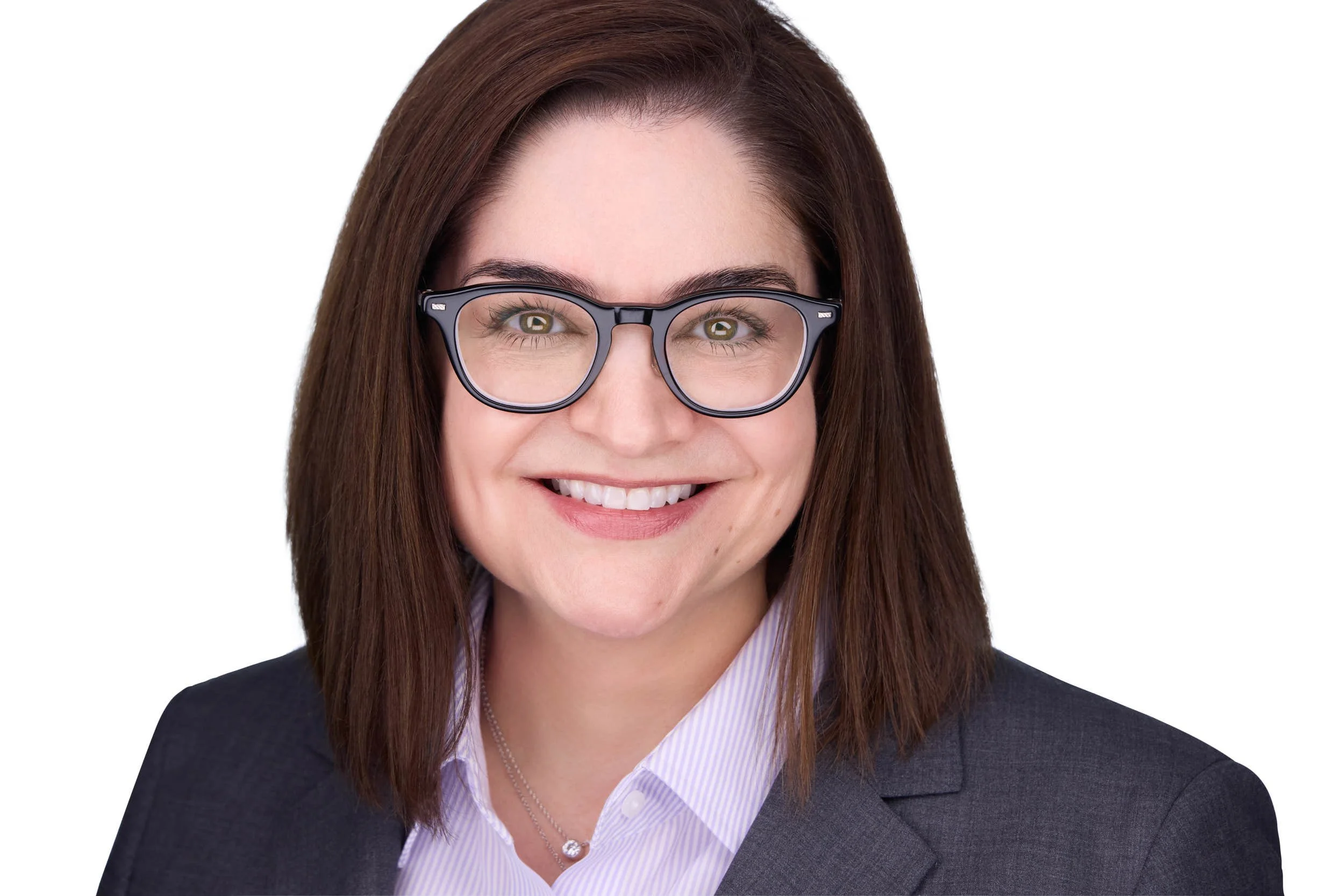 Calm confident expression captured during studio headshot photography.