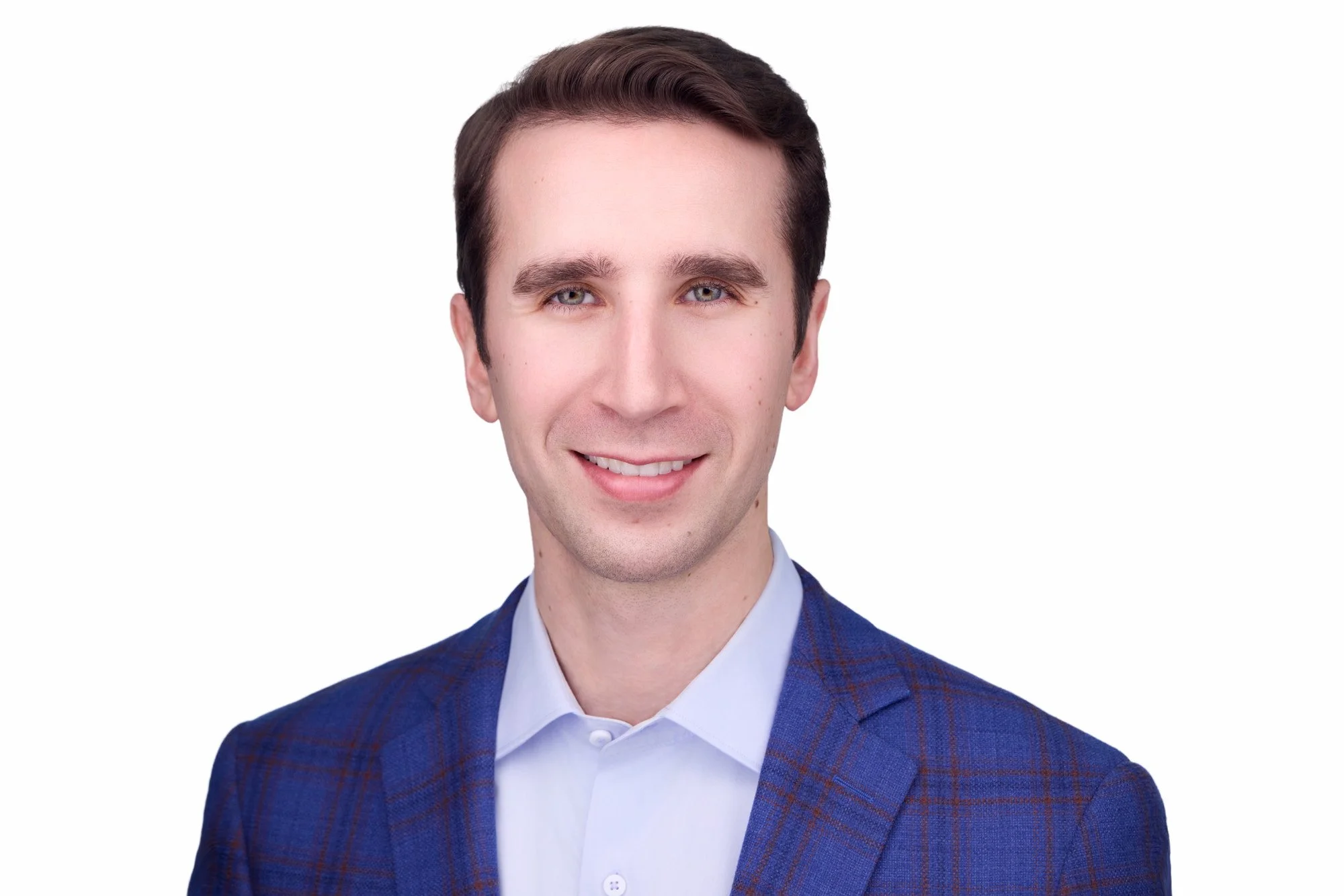 Brand‑matched corporate headshot created for a growing professional team in the Chicago Northwest Suburbs.