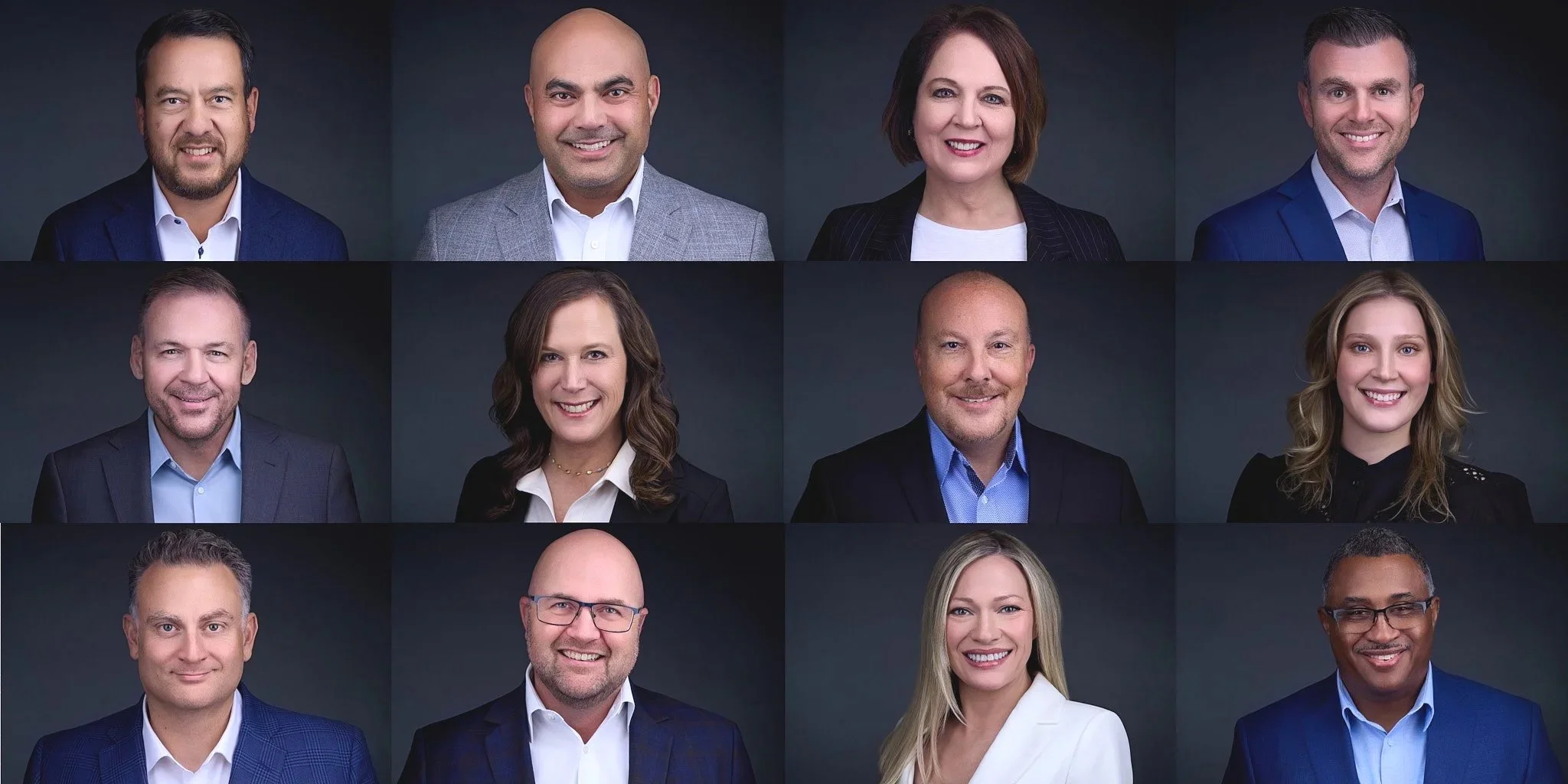 Board of Directors headshots produced on-location in Chicago's Northwest Suburbs
