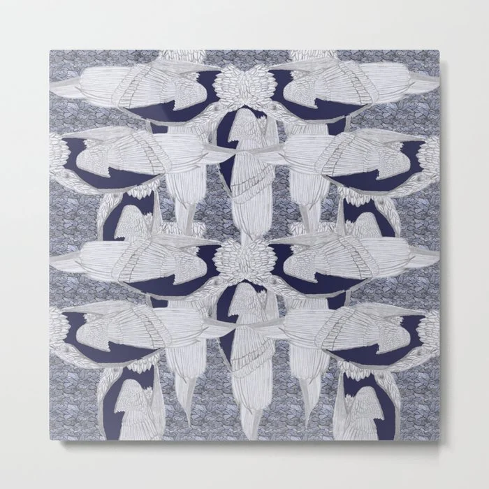 Unruffled | Metal Print |