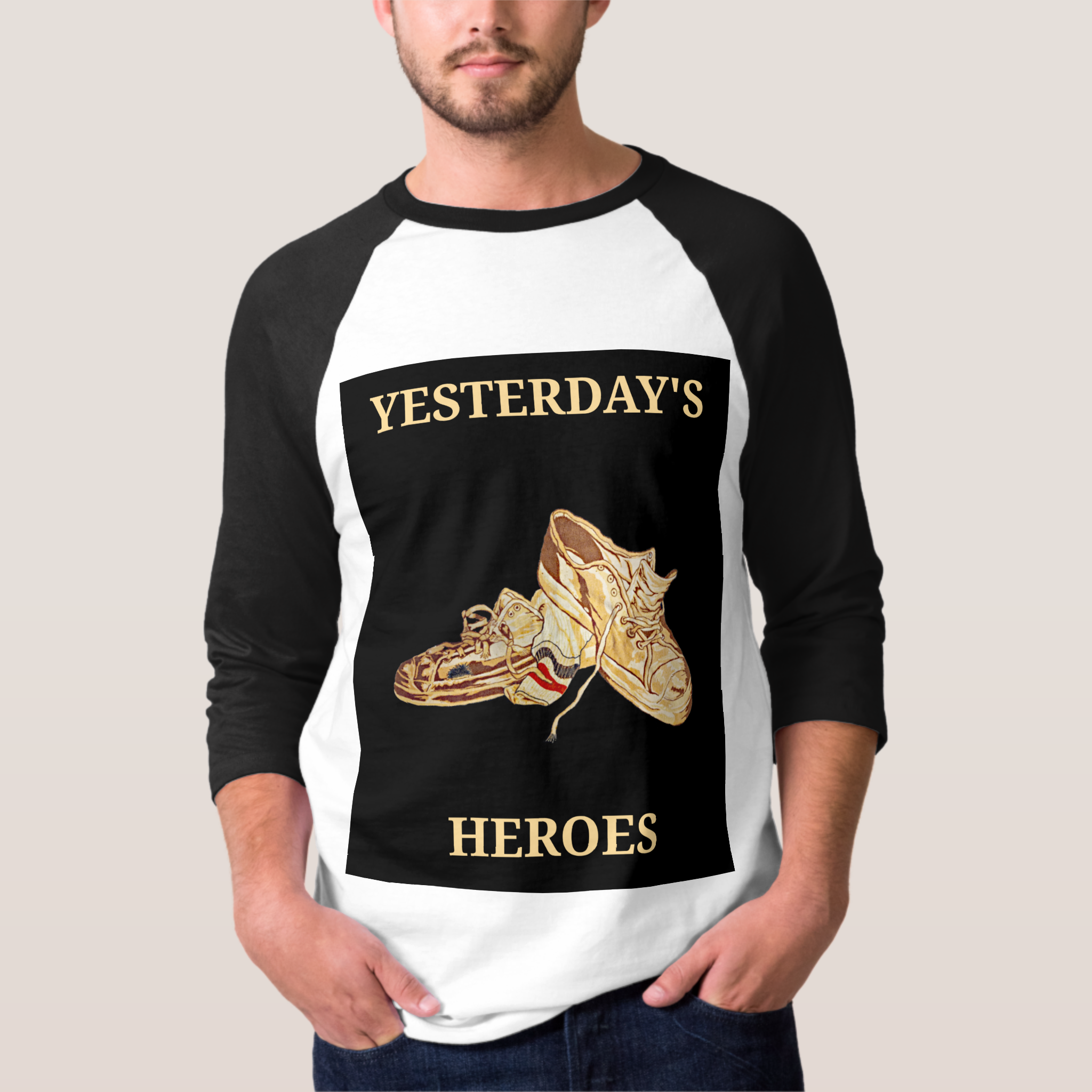 3/4 Sleeve Baseball Tee
