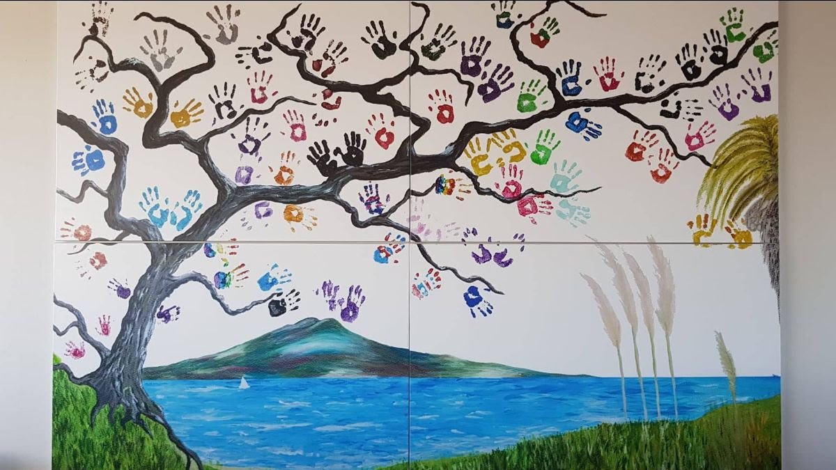 Pohutukawa Mural Framing