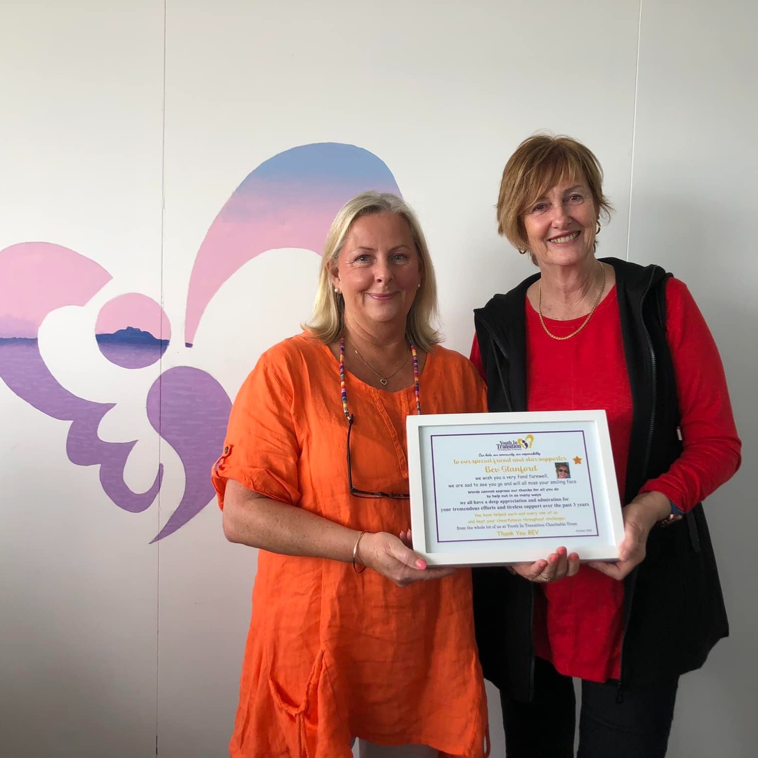 Last week the YIT team said a very sad goodbye to Bev