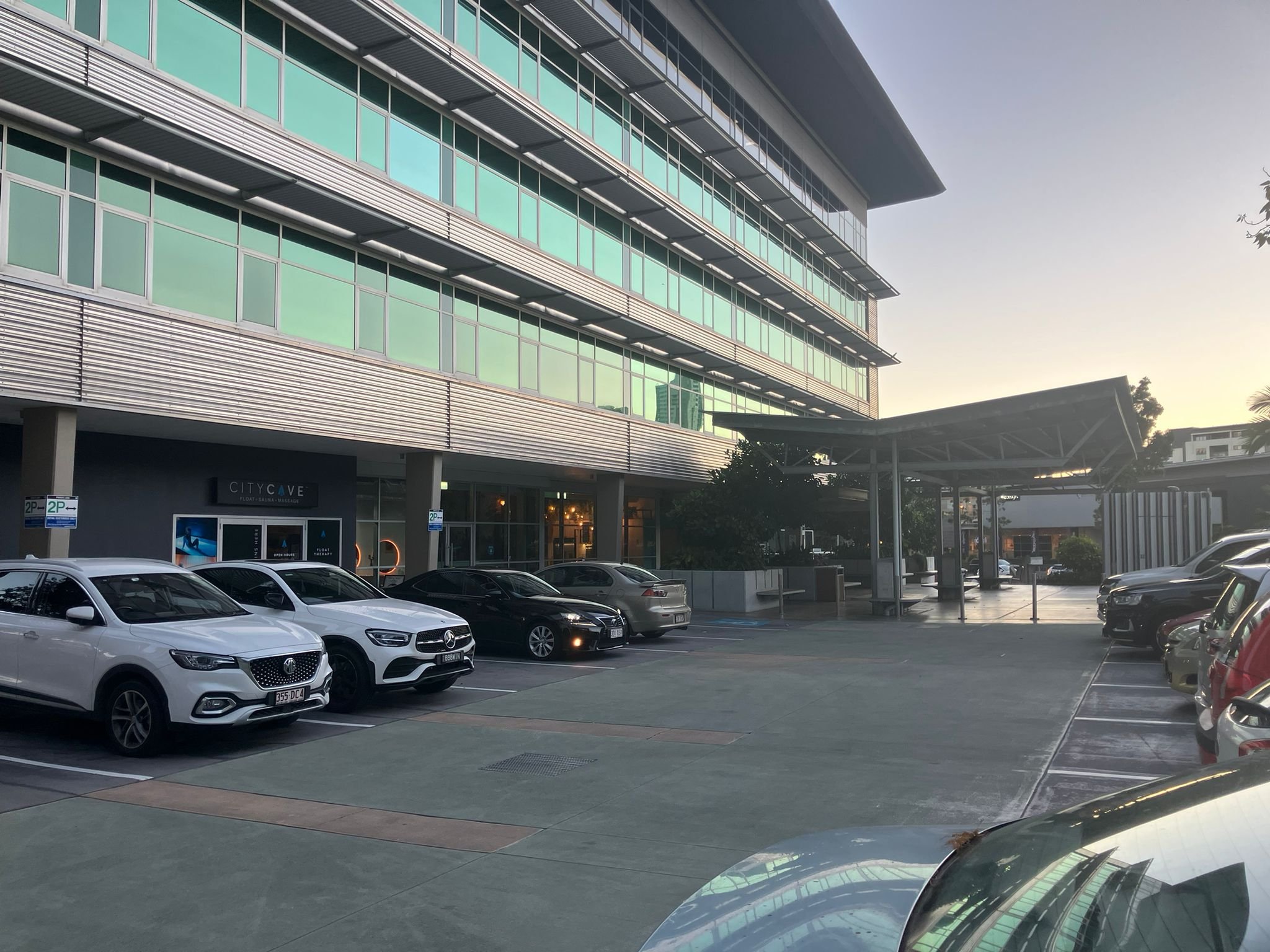 Car park for City Cave Newstead