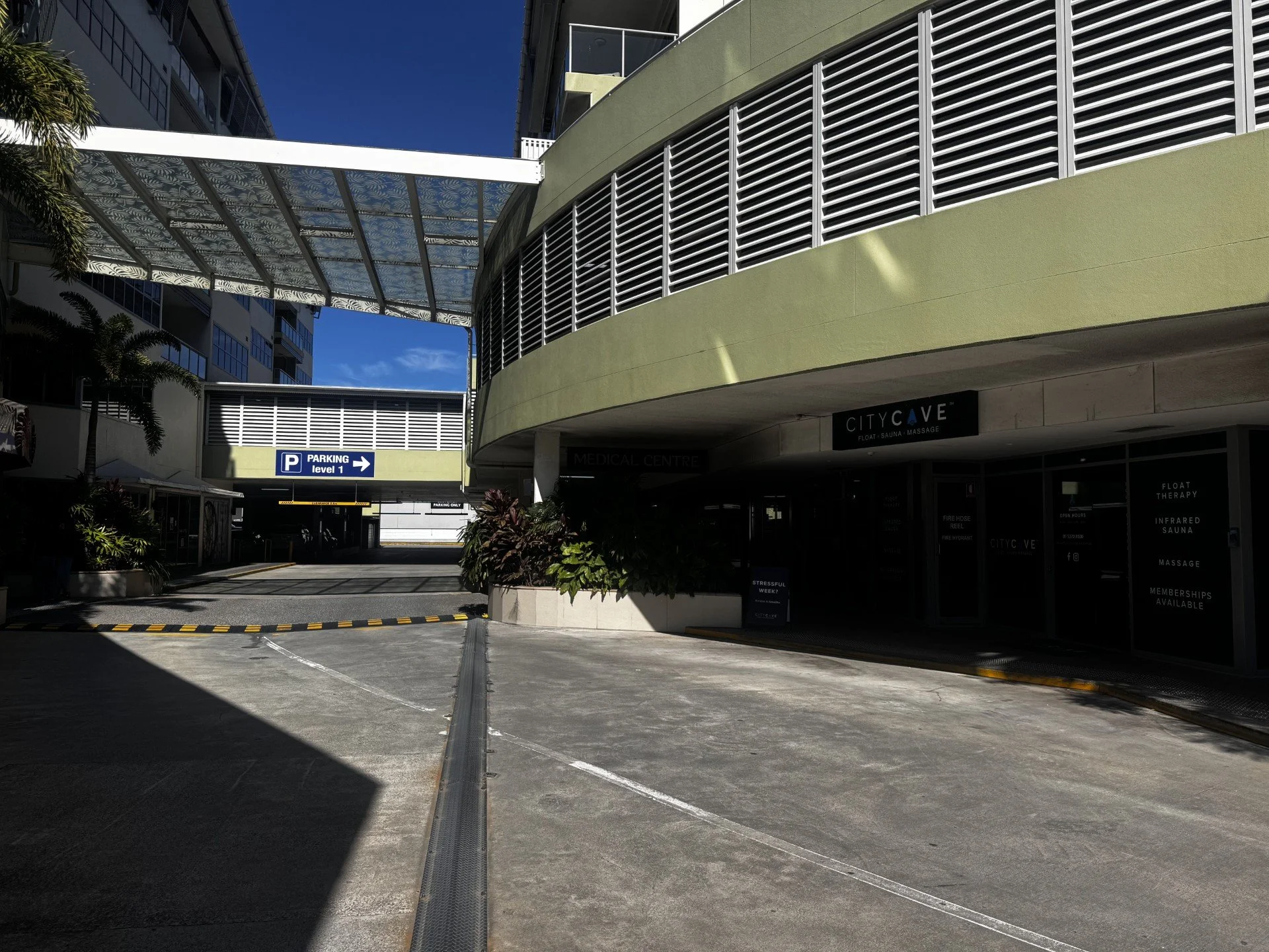 Car park for City Cave Maroocyhdore