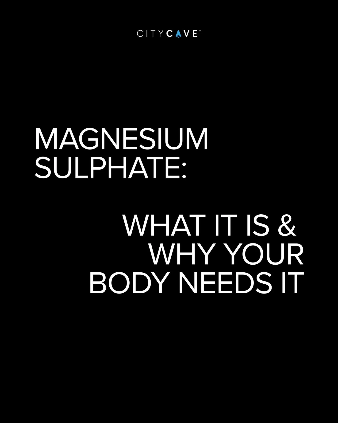 Magnesium sulphate (also known as Epsom salt) is what creates the signature City Cave float experience

Floating is designed to meet you exactly where you are. No experience needed. Just time for you.

#Wellbeing #FloatTherapy #StressRelief #LoveIsSe