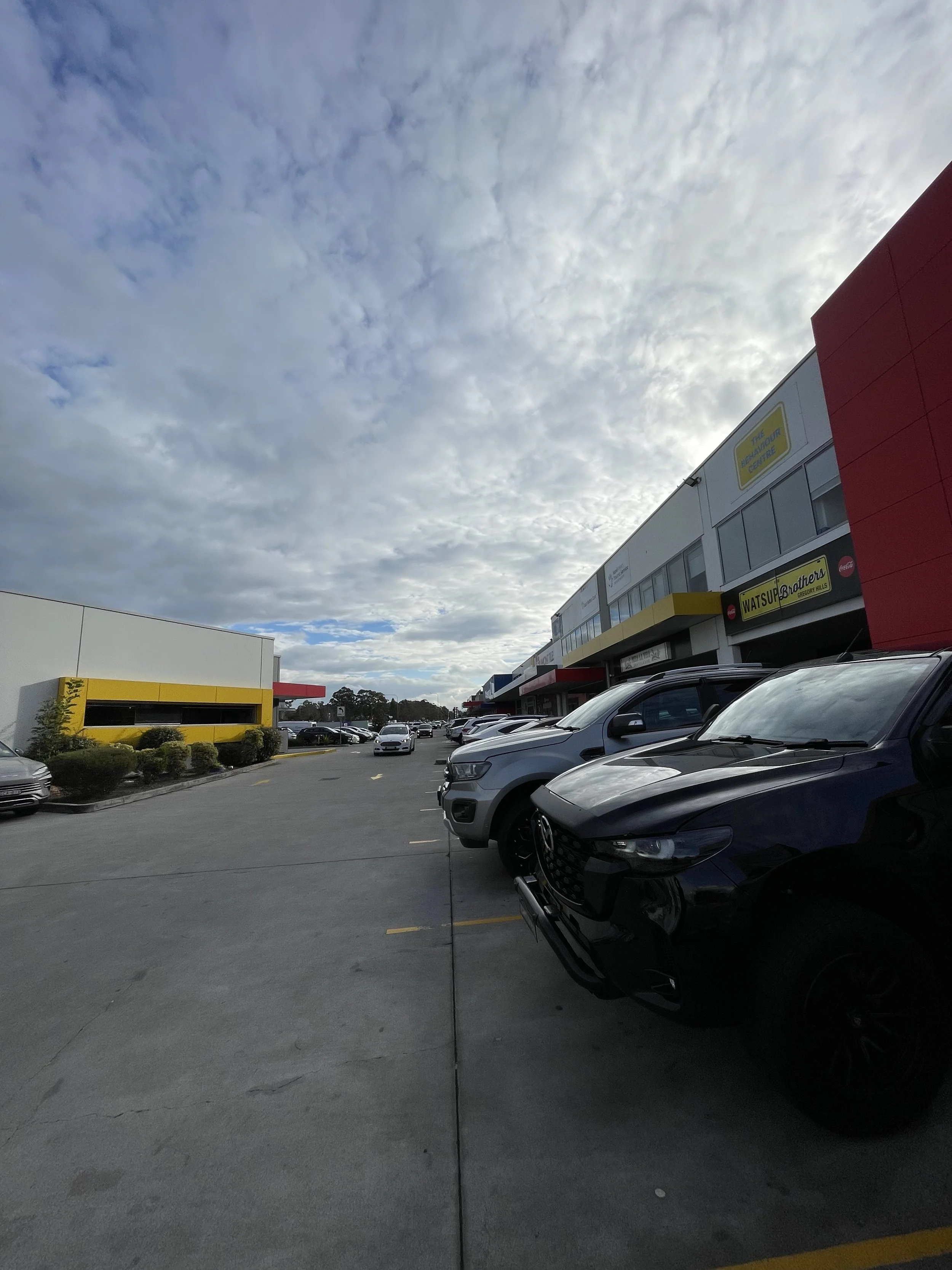Car park for City Cave Gregory Hills