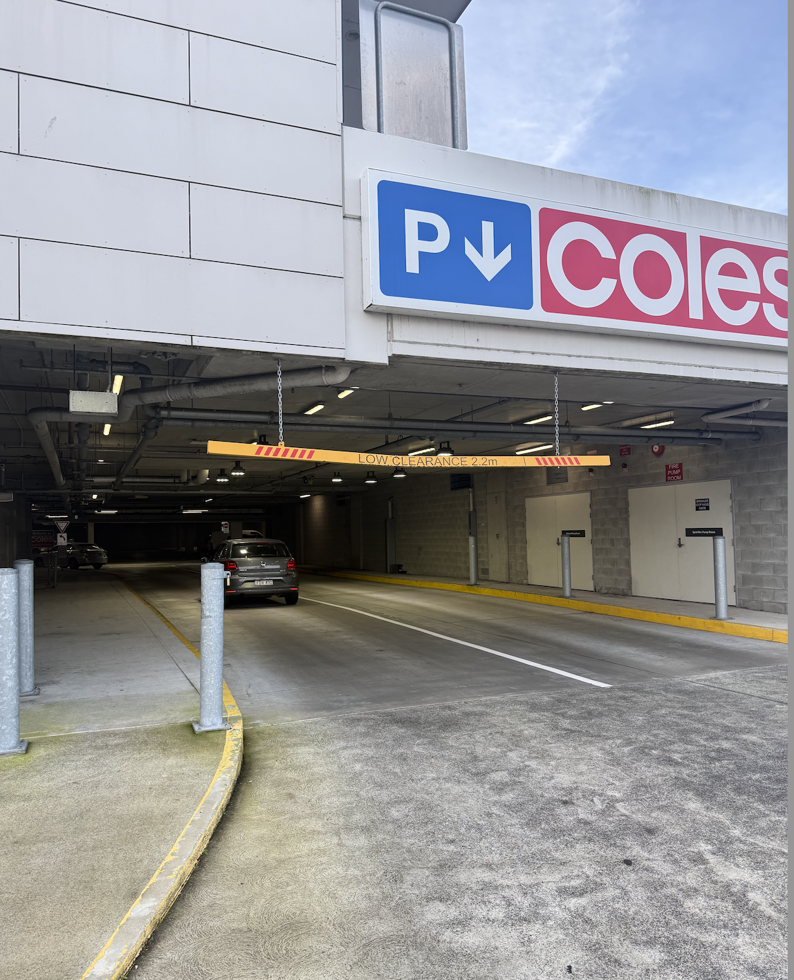Car park for City Cave Mayfield