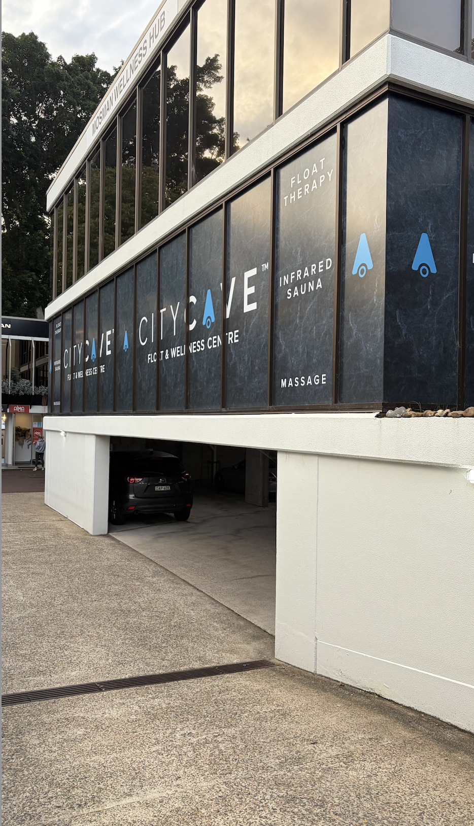 Car park for City Cave Mosman