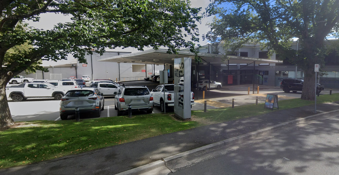 Car park for City Cave Launceston