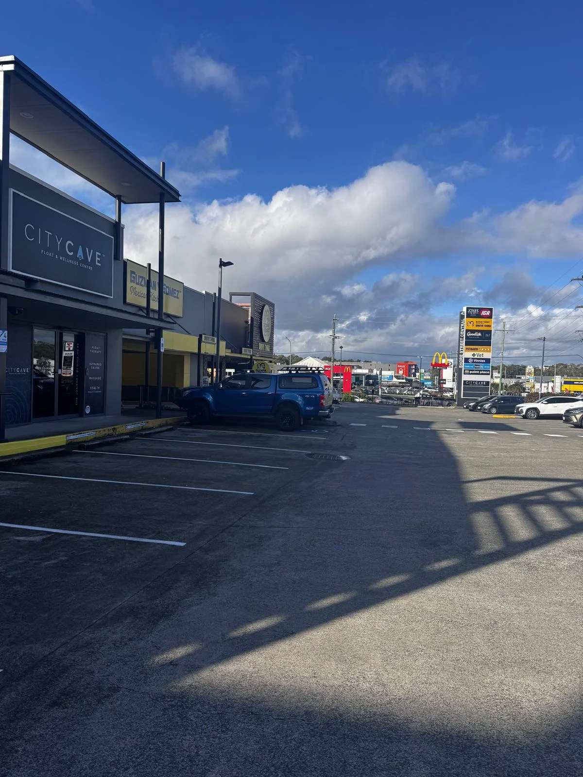Car park for City Cave Cleveland