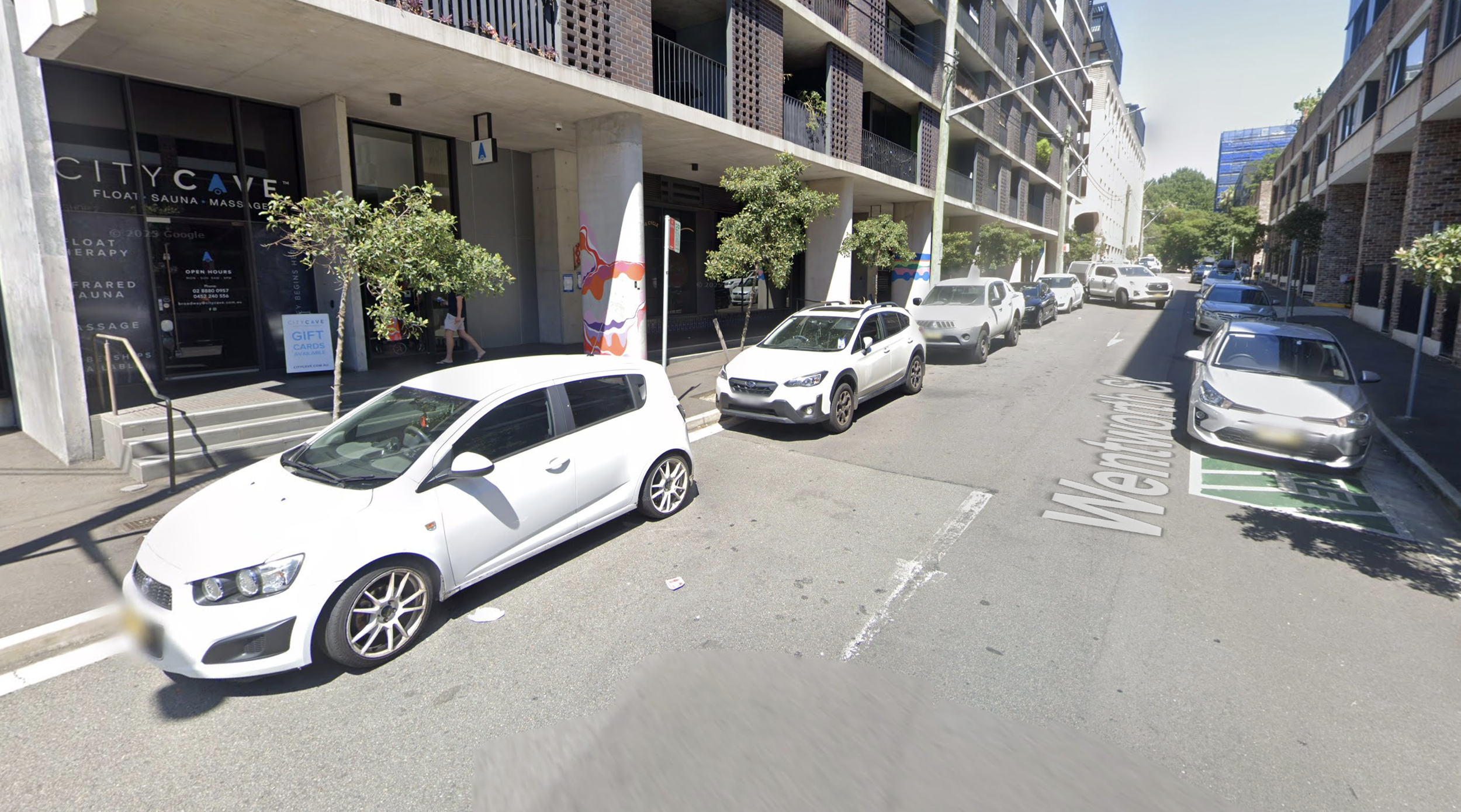 Car park for City Cave Broadway