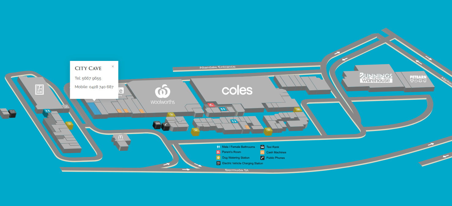 Car park for City Cave Mermaid Waters