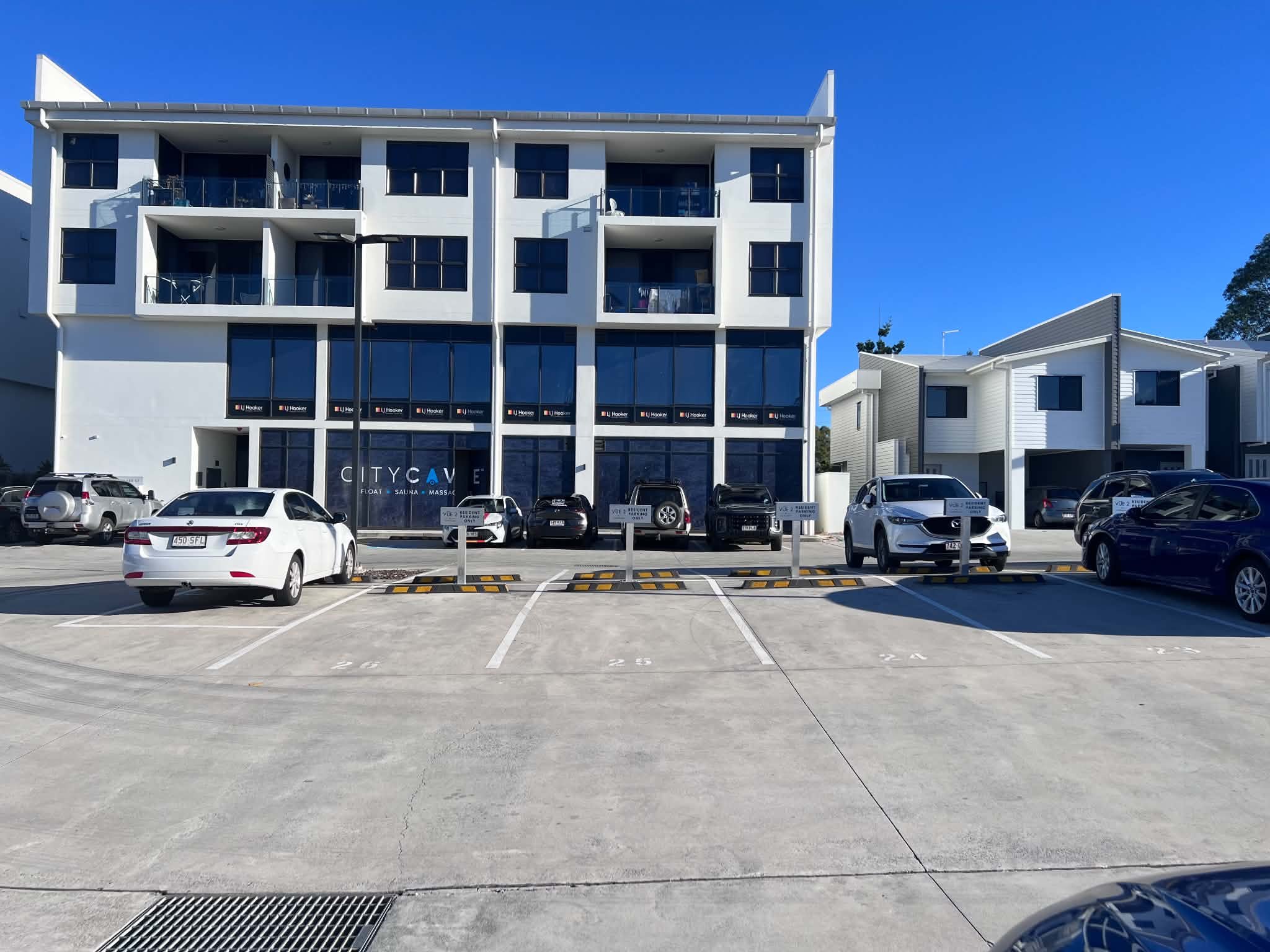 Car park for City Cave Yarrabilba