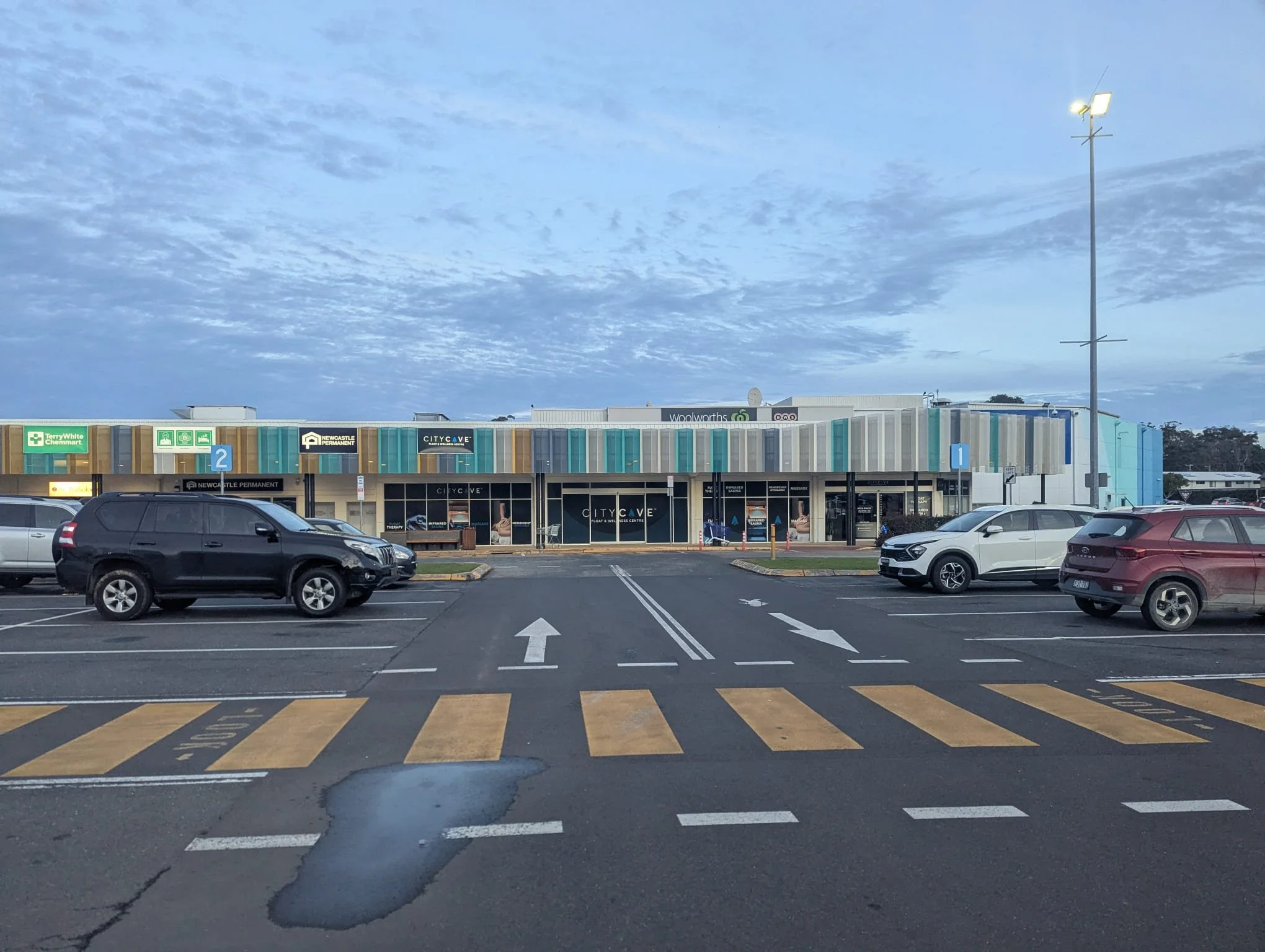 Car park for City Cave Coffs Harbour
