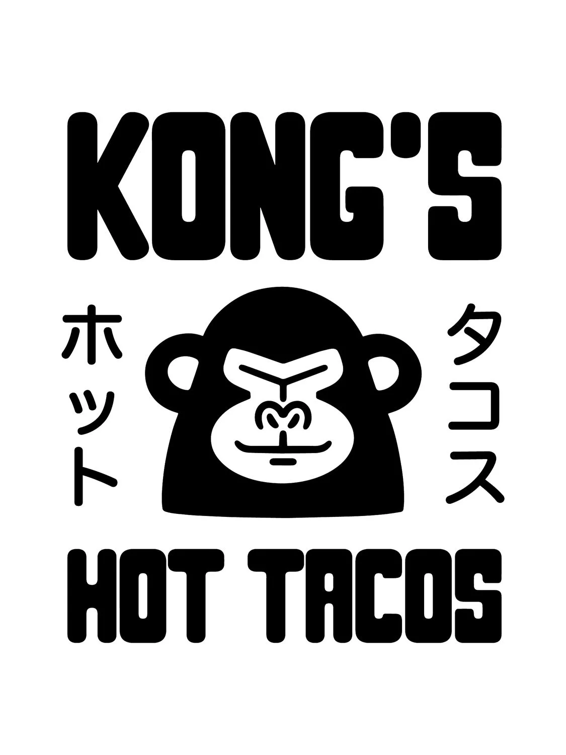 Kong's Hot Tacos Logo