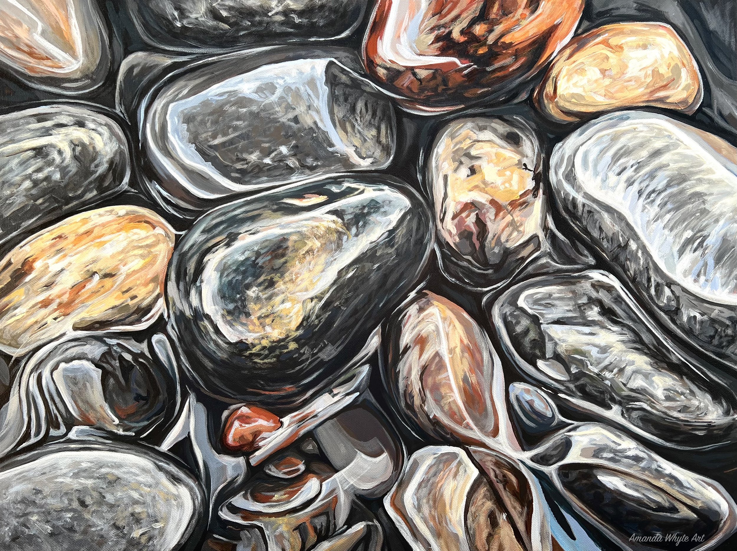 Breakthrough, 2022  
20" x 18" Acrylic on Canvas