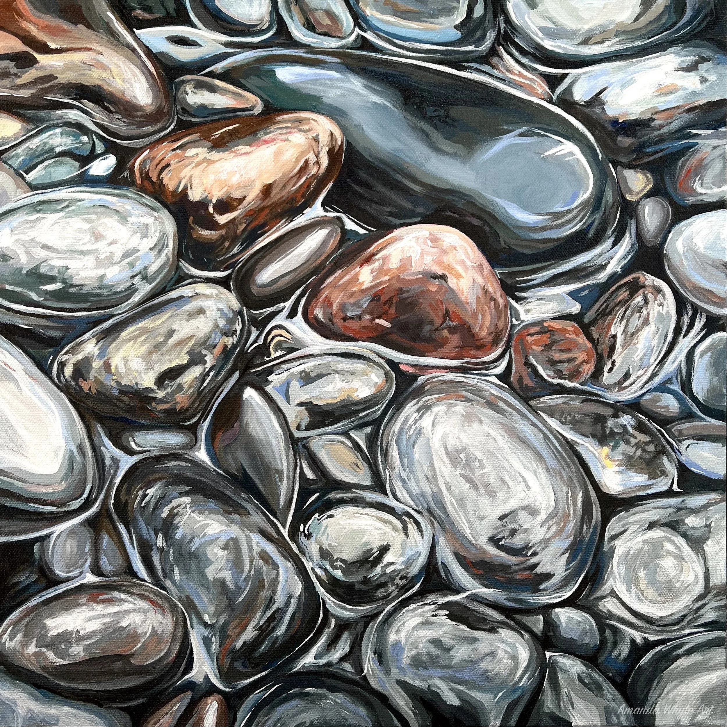 Abundance, 2021  
16" x 16" Acrylic on Canvas