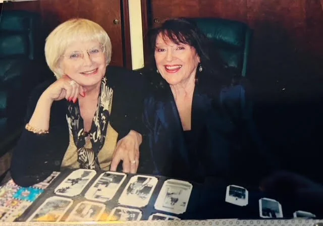  Betty of Betsy &amp; Bette of Dagmar.&nbsp; Their grandmas were the Danish immigrant sisters of 1907. Over a 100 years later, a family and school connection, were still strong. &nbsp;(The Danish, cousin crochet was well-woven.) 