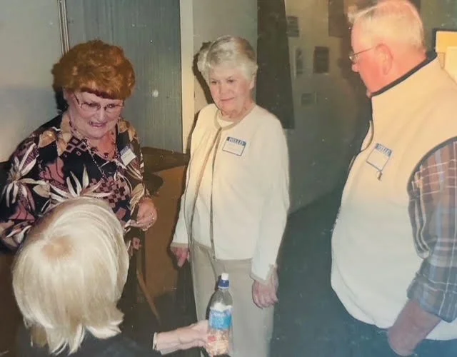  Donna Hathaway Hoglund and Earl Woodley, with Char. 