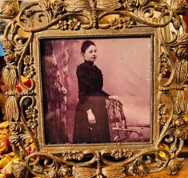  Betsy portrait taken in Denmark, somewhere between 1900 and 1905. 