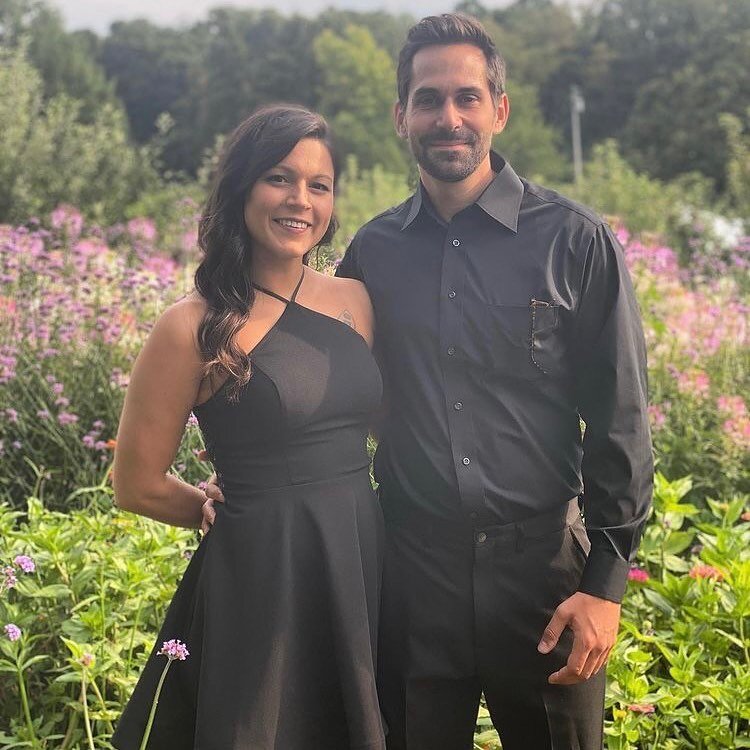 A super rare photo of me dressed up. I&rsquo;m a very lucky guy. @_co.ur.t.ne.y she does a lot for me and there&rsquo;s no doubt I wouldn&rsquo;t be able to be as productive with paint work without her help.  #fancy #kokendakustoms #dressclothes #wed