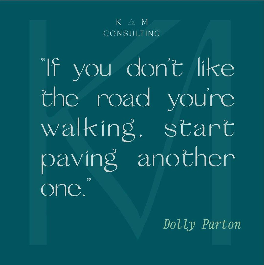 If you don&rsquo;t like the road you&rsquo;re walking, start paving another one. -Dolly Parton.

There is not better time than now to make the change.  Remember, you don&rsquo;t have to do it alone.

#growth #change #transformation  #dollyparton #emp