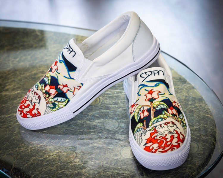 Custom Art Shoes - Lovers