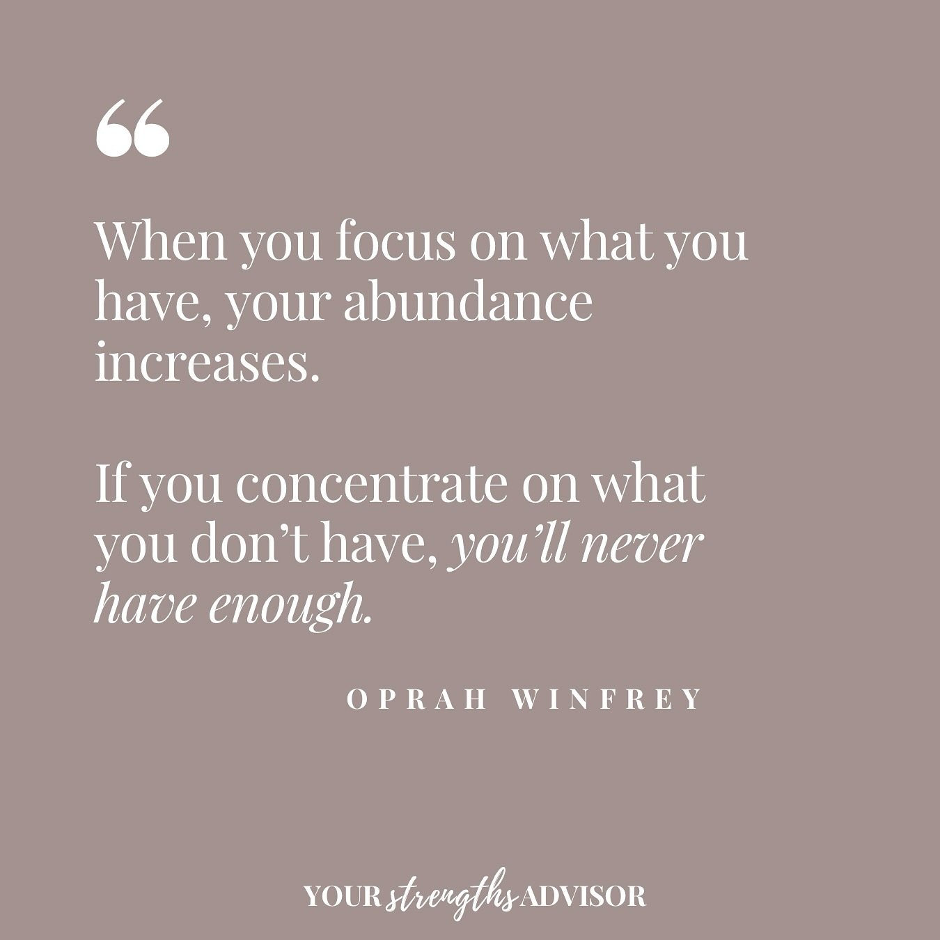 Adopting an abundance mindset is key on welcoming happiness and success into your life. ✨ 
.
.
.
#abundance #gratitude #oprah
