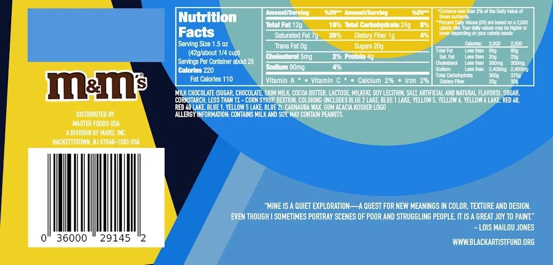 M&M's - BHM Version (Back), 2023, Digital Art, 1000x480 px