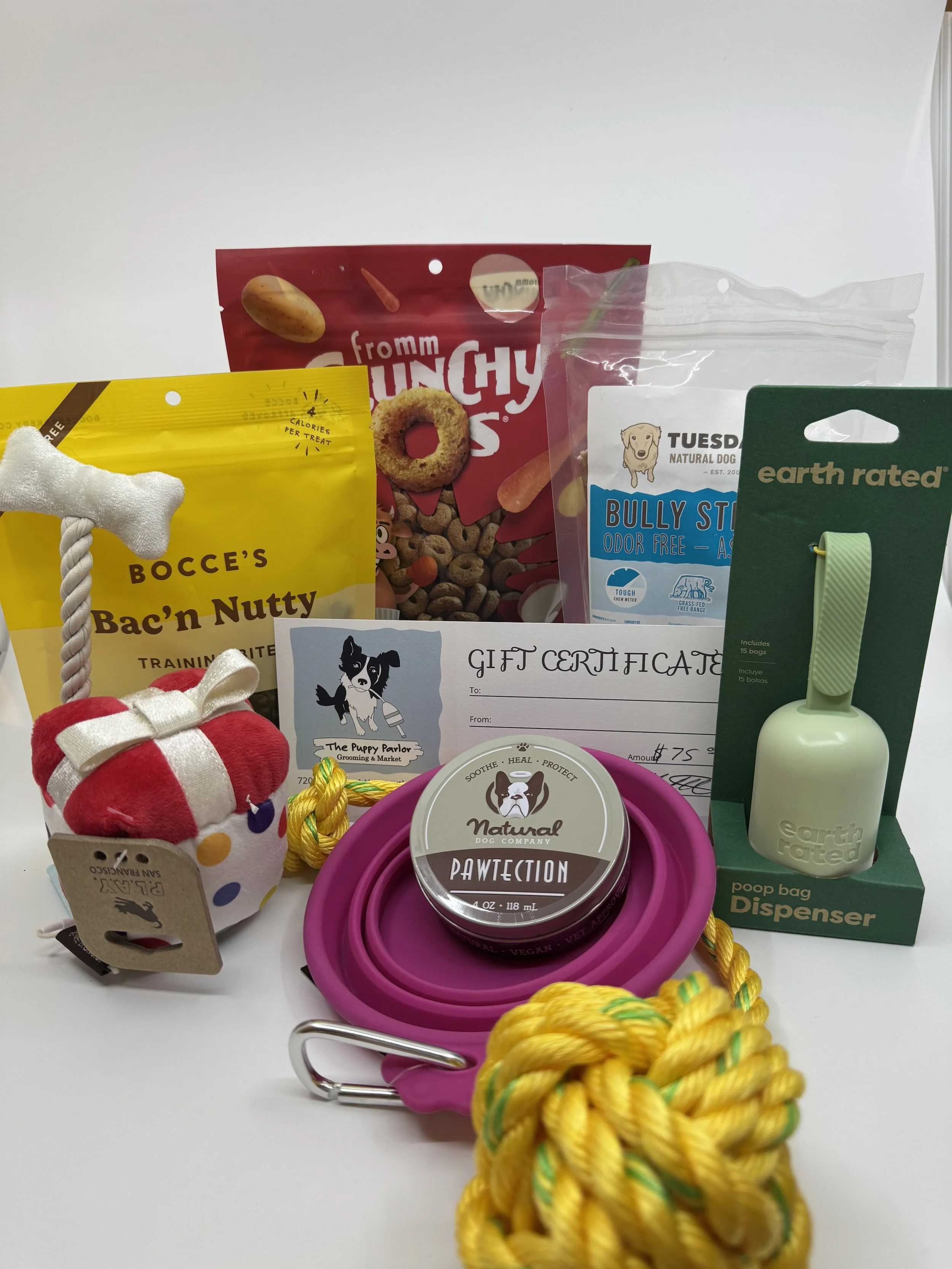 Puppy Parlor Gift Basket & Gift Card