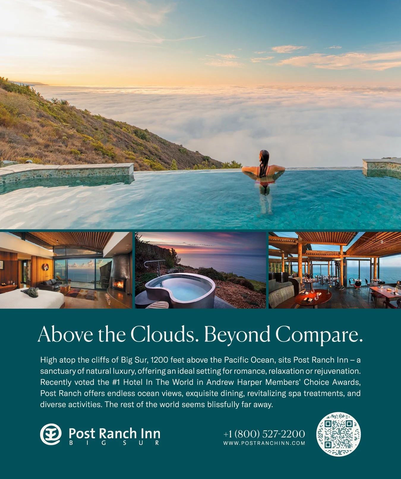 Post Ranch Inn print ad
