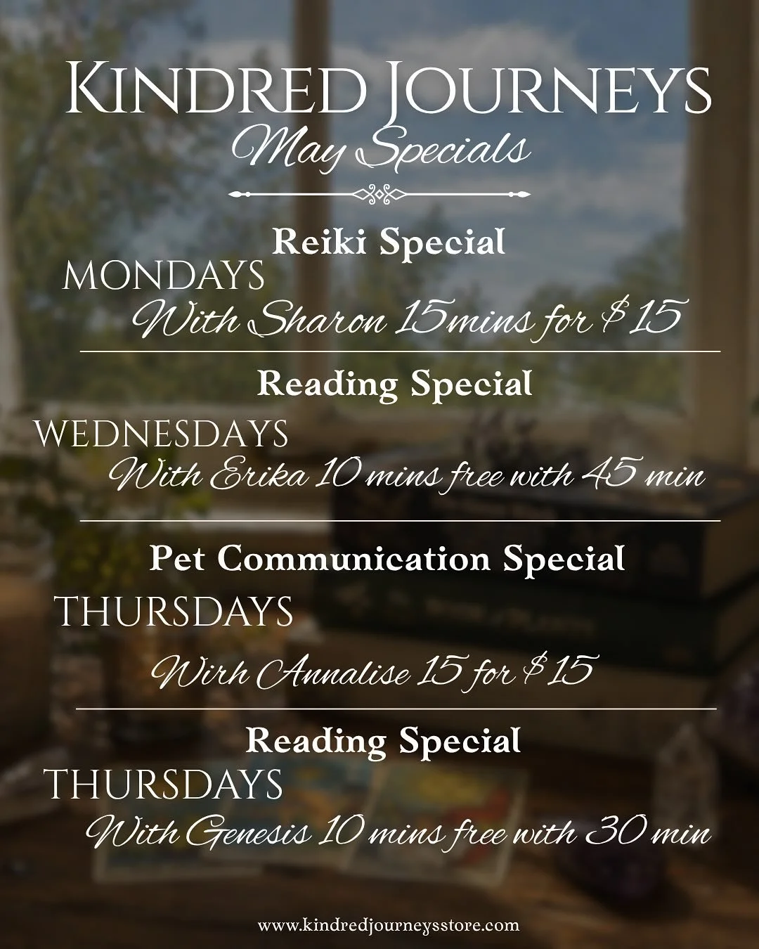 We think you guys are going to like what May has in store! A new month = new ways to connect, learn, and tune into your energy!!⚡️

We&rsquo;ve got a mix of classes and weekly specials this month. Whether you&rsquo;re looking to deepen your practice 