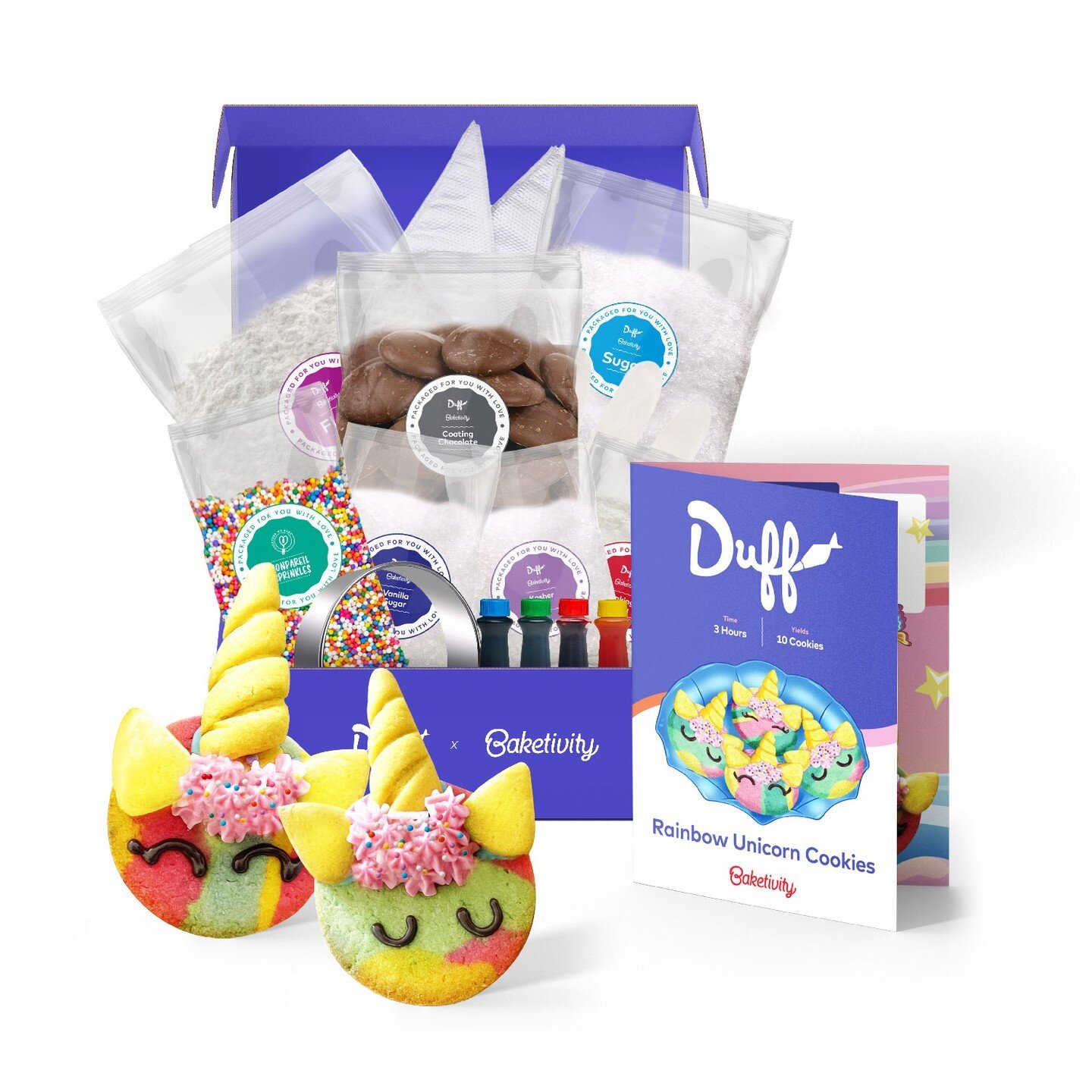 Who's trying out the new @baketivity kit?! Kids will have a blast making rainbow cookies, carving unicorn horns, and decorating like a pro. With @duffgoldman, you&rsquo;re making more than cookies &ndash; you&rsquo;re an artist!

#homepbaking #baking