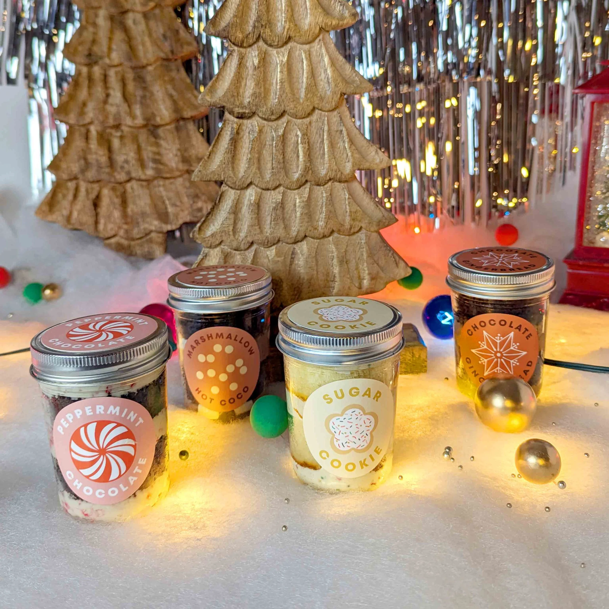 Holiday cake jars from Duff Goldman 's Charm City Cakes