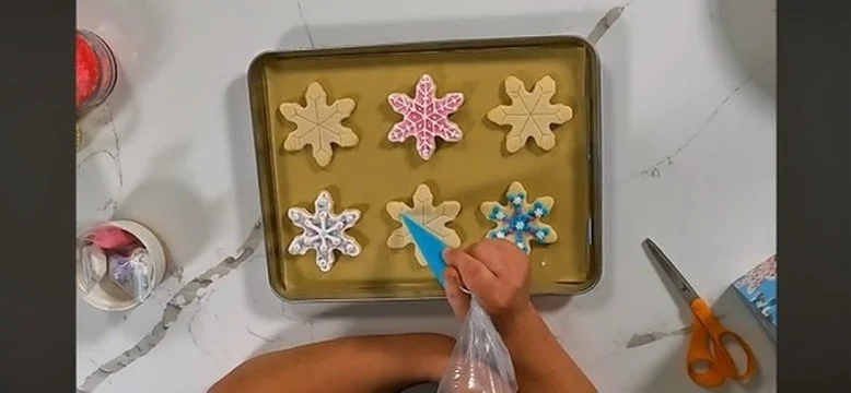 BEGINNER SNOWFLAKE COOKIE CLASS - Saturday March 14, 2026 2:00pm - 3:00pm