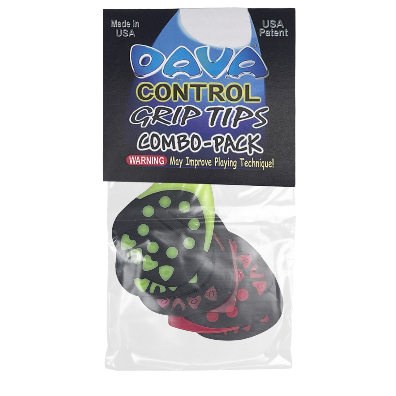 Dava Guitar PIcks Jazz Grip Tips Control Combo Pack 6 Plettri - Foto 10